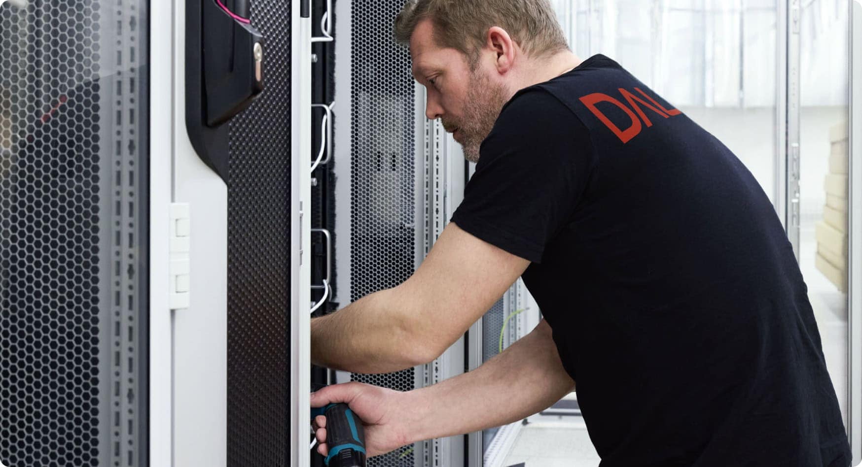 DALCO technician at work